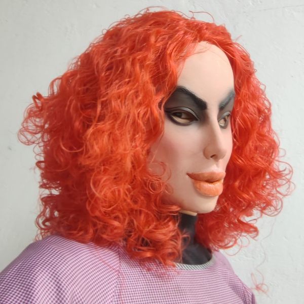 Latex Fantasy Mask for Theatrical Use - One Size Fits Most and Lightweight at 280g