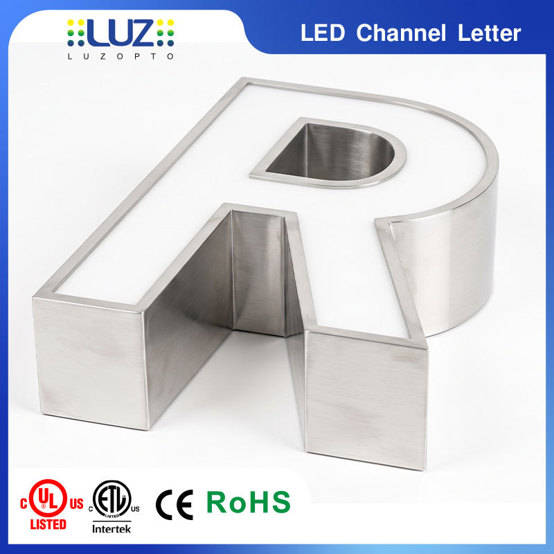 Energy - Saving / 3D Aluminum Frontlit Channel Letters For Retail Store