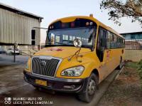 Os ônibus de velha escola 50seats usaram o motor Mini Coach Airbag Chassis de Yuchai do ônibus escolar