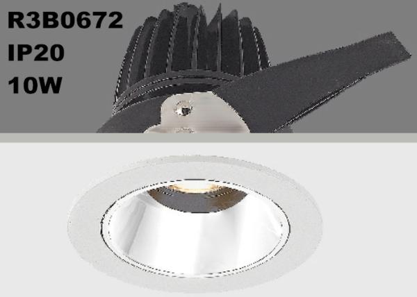 10W Cut out 83mm LED Recessed Downlight Innovative Aluminum Zinc Alloy Reflector COB LED Downlight / R3B0672