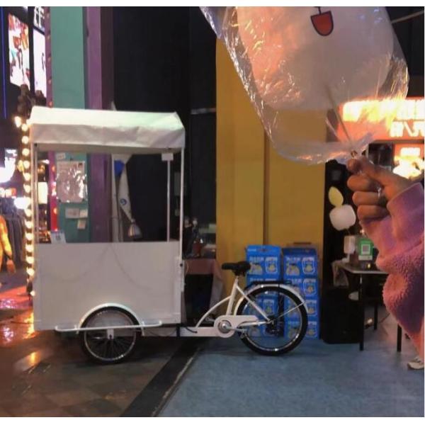 Vegetables Raw Material Commercial Ice Cream Cart Cooler Tricycle Freezer Bicycle Cart