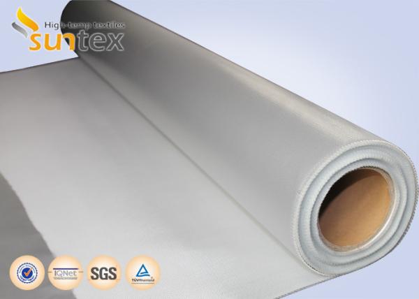 A sarja/cetim/planície da isolação térmica tecem pano/tela revestidos da fibra de vidro da borracha de silicone para junções de expansão