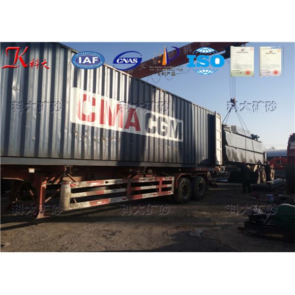 Diesel Bucket Chain Dredger 6-14m Dredging Depth for Gold / Diamond Mining