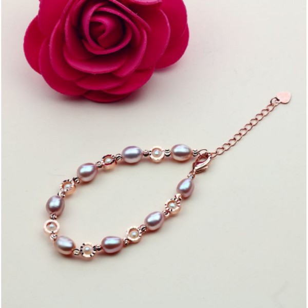 2025 Women Exquisite Baroque Fresh Water Pearl Bracelet