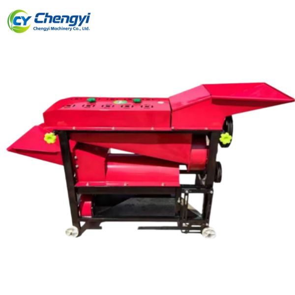 3 In 1 Power Corn Peeling Threshing Machine 220V / 380V Diesel Electric Maize Huller
