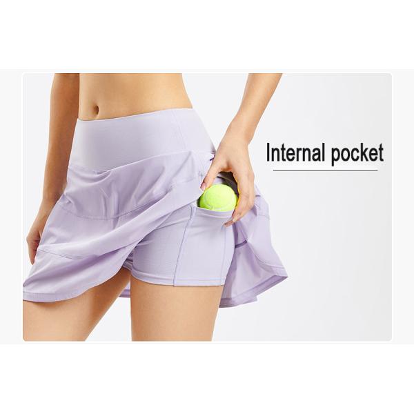 76cm Hip Womens Golf Clothes Pleated Tennis Skirts For Running Workout