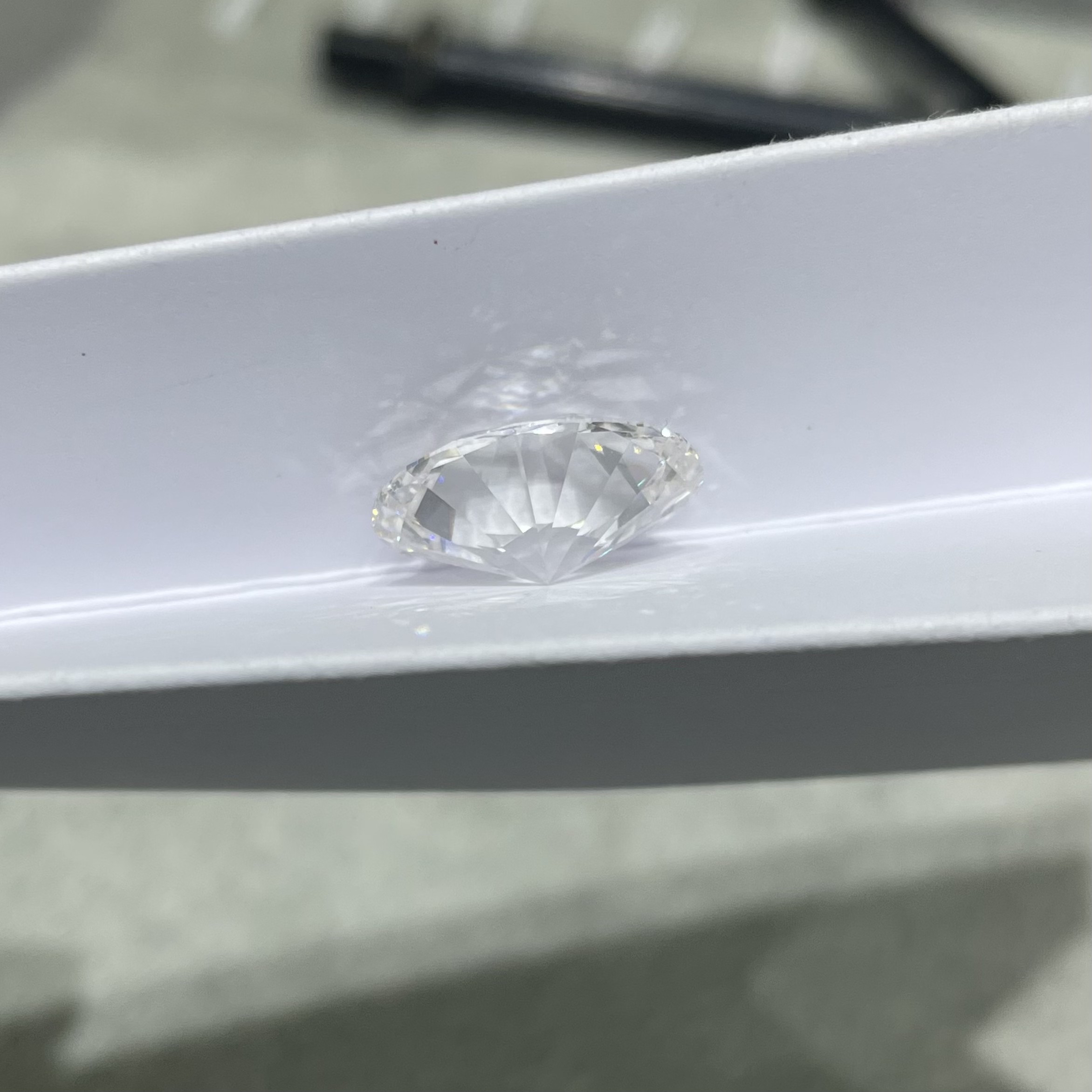 3.2ct Нет Боути Ледяной Овальный Бриллиантовый Сертифицированная лаборатория IGI Создан синтетический белый СВД бриллиант