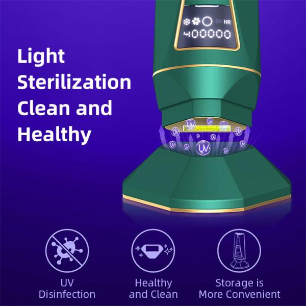 400000 Times 10 GEAR 9cm2 Cooling IPL Laser Handset