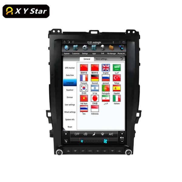 Система навигации автомобилей Android GPS 13,6 дюйма Для 2002-2009 Prado/LX470