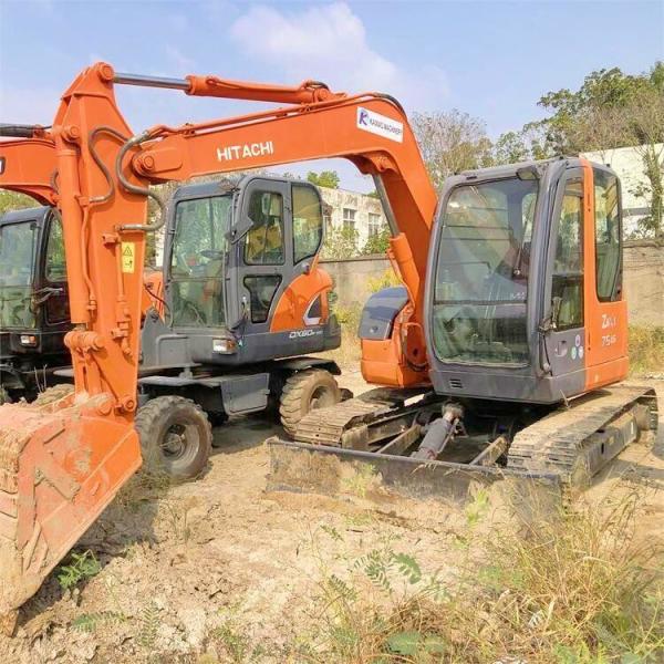 Used Hitachi ZX75 Excavator with 0.33 m3 Bucket Capacity in Good Condition from Japan