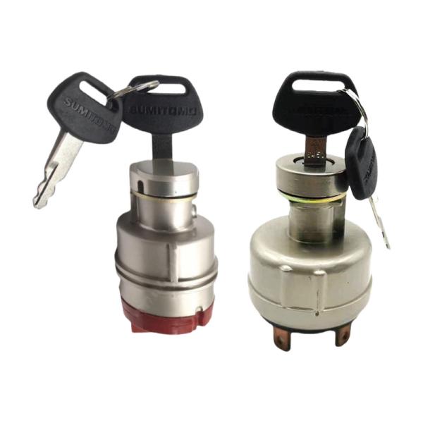 STAR ZEBRA KHR3270 KHR20050 KHR3078 New Ignition Switch with 2 Keys For Sumitomo Excavator SH Series Case CX210B CX240B