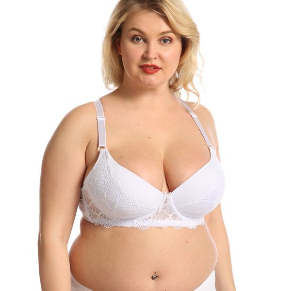 E Cup New Arrival Plus Size 40-50E Women Lace Bra Beautiful Back Comfortable Bra Women Plus Size