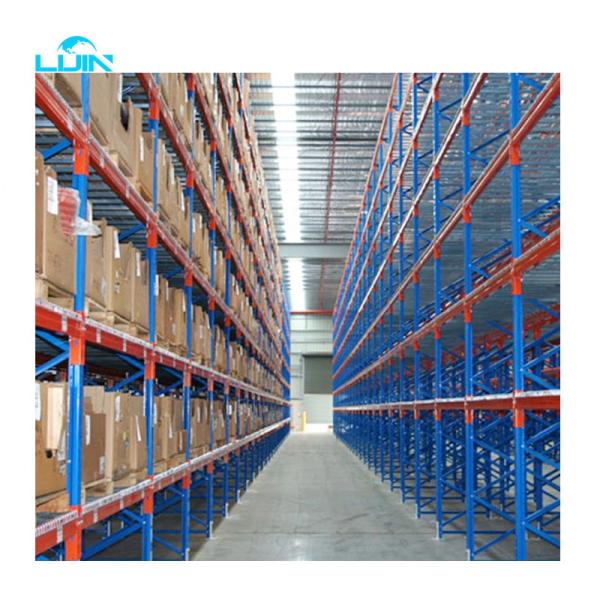 Heavy Metal Pallet Beam Shelf Warehouse Storage High Density Teardrop Pallet Racking System