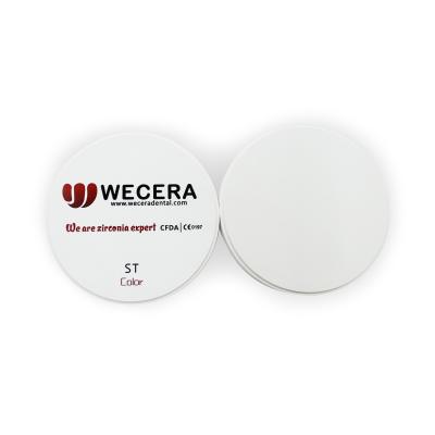 Pas de colorant Circonia dentaire liquide Bloc B4 D98*12mm Résistance à 1100Mpa
