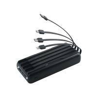 Banco de energía de batería completa de alta capacidad para teléfono con PC Tecnología de plástico / Matt Material de cáscara y diseño ligero