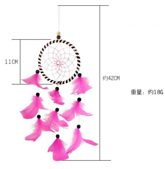 Party Decoration pretty Colors Available Wholesale Indian Feather Dream Catcher