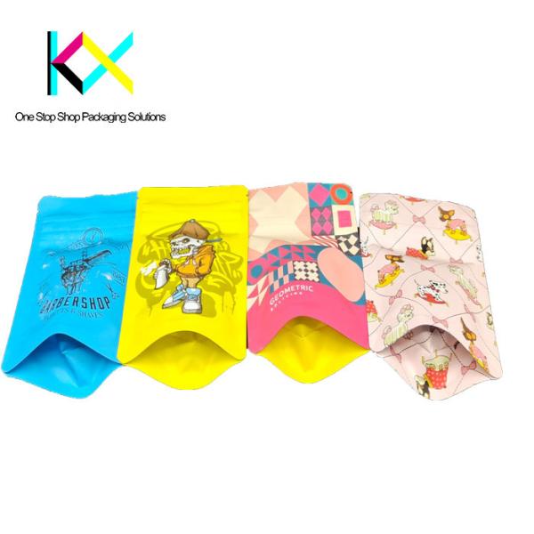 Children Resistant Digital Printed Packaging Bags With Soft Touch Film