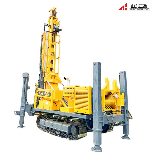 FSL 400 Top Hammer RC Drill Rig Full Hydraulic For 400m Drilling Depth