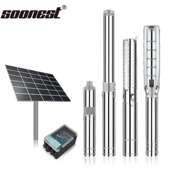 3Hp 80M Submersible Solar Water Pump Solar Water Pump Controller Mppt 30Hp Solar Pump System