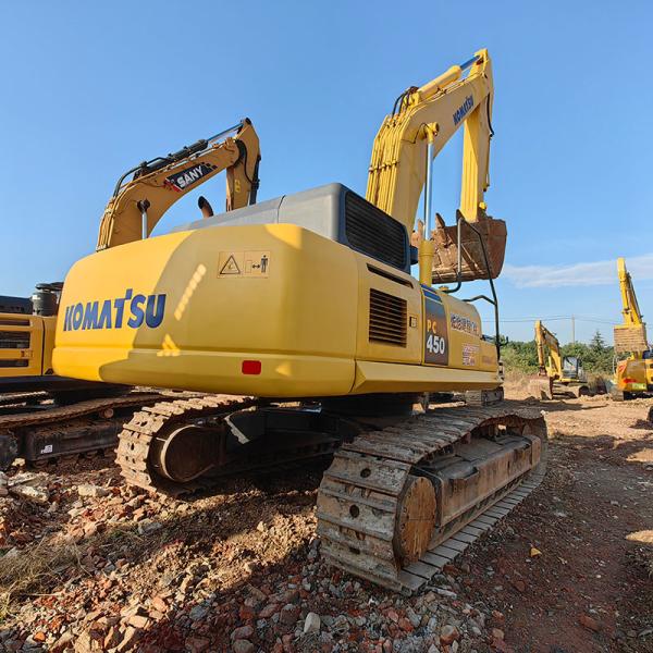 Japon 45 tonnes Excavatrice utilisée Komatsu Équipement lourd PC450-8 Excavatrice à roues utilisée