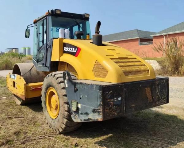Low Noise XCMG XS223J Road Roller Second Hand 22 Tons Energy Saving