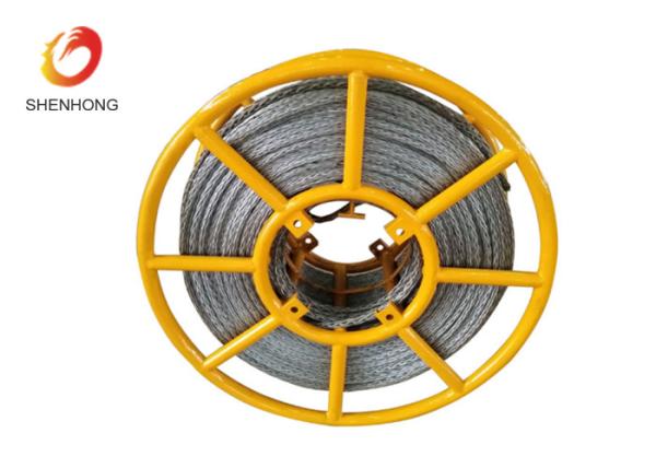 Hexagon 12 Strands Galvanized Braided Steel Anti Twist Wire Rope Diameter 9-28mm