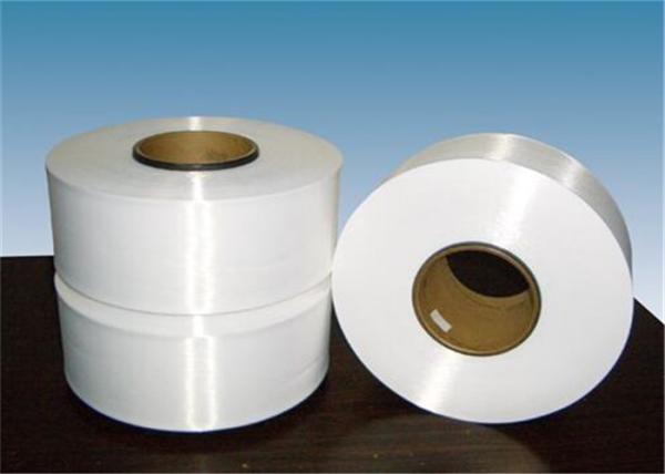 Fio maçante completo amigável do nylon DTY de Eco, branco de nylon de tecelagem do fio do filamento