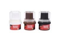 Polvo para zapatos de crema con cepillo de aplicación 2 en 1 Polvo para zapatos eficiente Práctico Brillo duradero ODM OEM