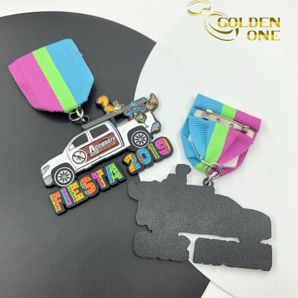Custom Shape Autism Metal Lapel Pins Black Nickel Plated Ukraine With Safety Clutch