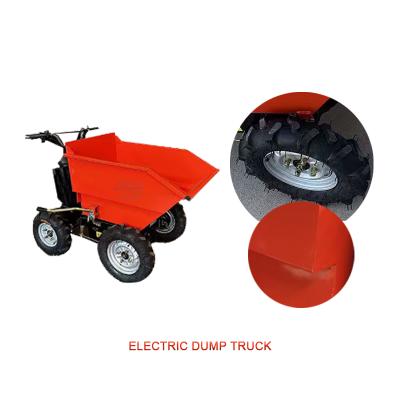 sand Load Capacity Of 300 Kg Electric Mini Dump Truck Three Forward Gears High Medium Low