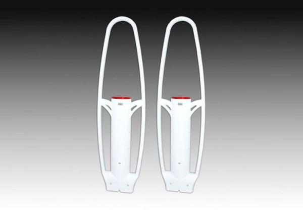 White Plastic Supermarket EAS Antenna System 58khz AM Antenna Alarm Anti Shoplifting