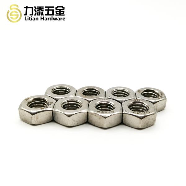 Stainless Steel Metal Hex Nut DIN934 DIN439 M1.6 M2 M3 M4 M6 M8 33mm