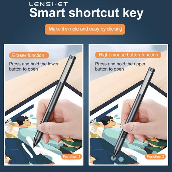 Стилус для планшета с активной поверхностью Карандаш из алюминиевого сплава Металлический стилус Отклонение ладони