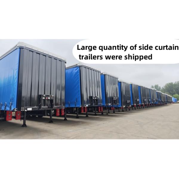 TITAN 3 Axle Pvc Tautliner Curtains Price | Side Curtain Trailer for Sale