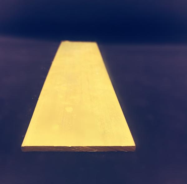 Copper Zinc Alloy Extrusions Brass Flat Bars With Customized Sizes