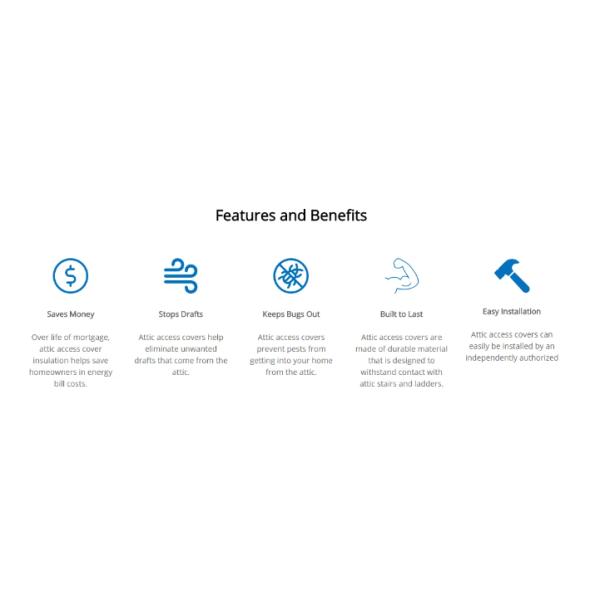 Attic Access Cover Door Insulation Blankets Aluminum Foil Silver Modern Aluminum