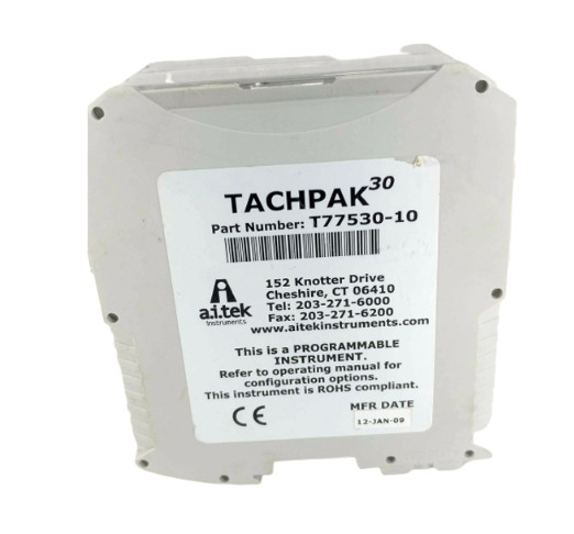 AI-Tek T77530-10 - 4-20mA/Modbus RTU Vibración/Temp Sensing - Mantenimiento