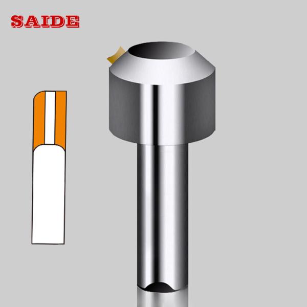 Factory Supply High Quality Acrylic Trimming Machine Special Cnc Single Crystal Diamond Chamfering Milling Tool For Acrylic/PS