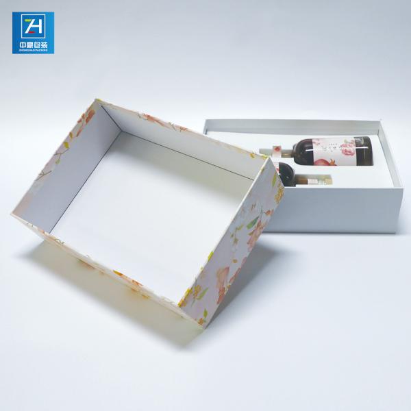 Foil Stamping 157g Art Paper Wine Cocktail Lid And Base Boxes