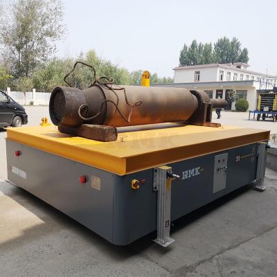Warehouse Concrete Material Transfer Cart DC Motor 5 Tons Automatic Charging