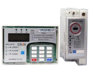 Controlo a distância compacto do medidor elétrico de Digitas do trilho do ruído