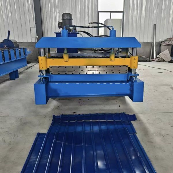 380V 50HZ 3P Rib Panel Roll Forming Machine Steel Roofing Sheet Making Machine