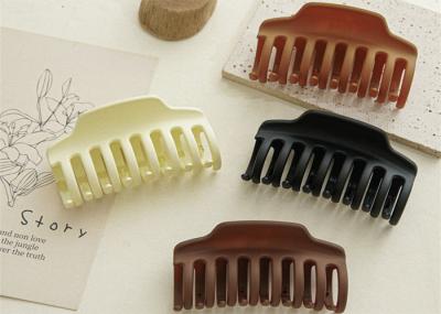 Instagram resin pure color women hair clip accessories Shark Bobby Pin 2022 new feminine matte grips OEM logo