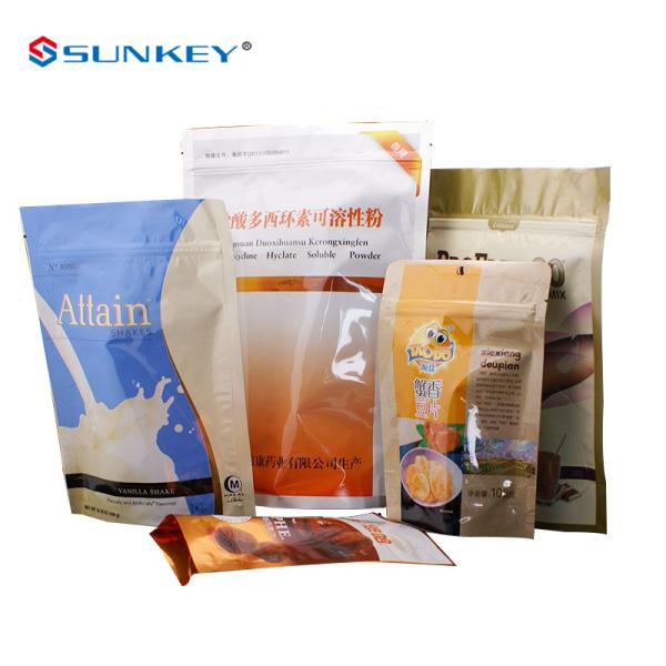 Корм для домашних животных стоит вверх полиэтиленовые пакеты пластиковой молнии мешка Resealable с отверстием вида