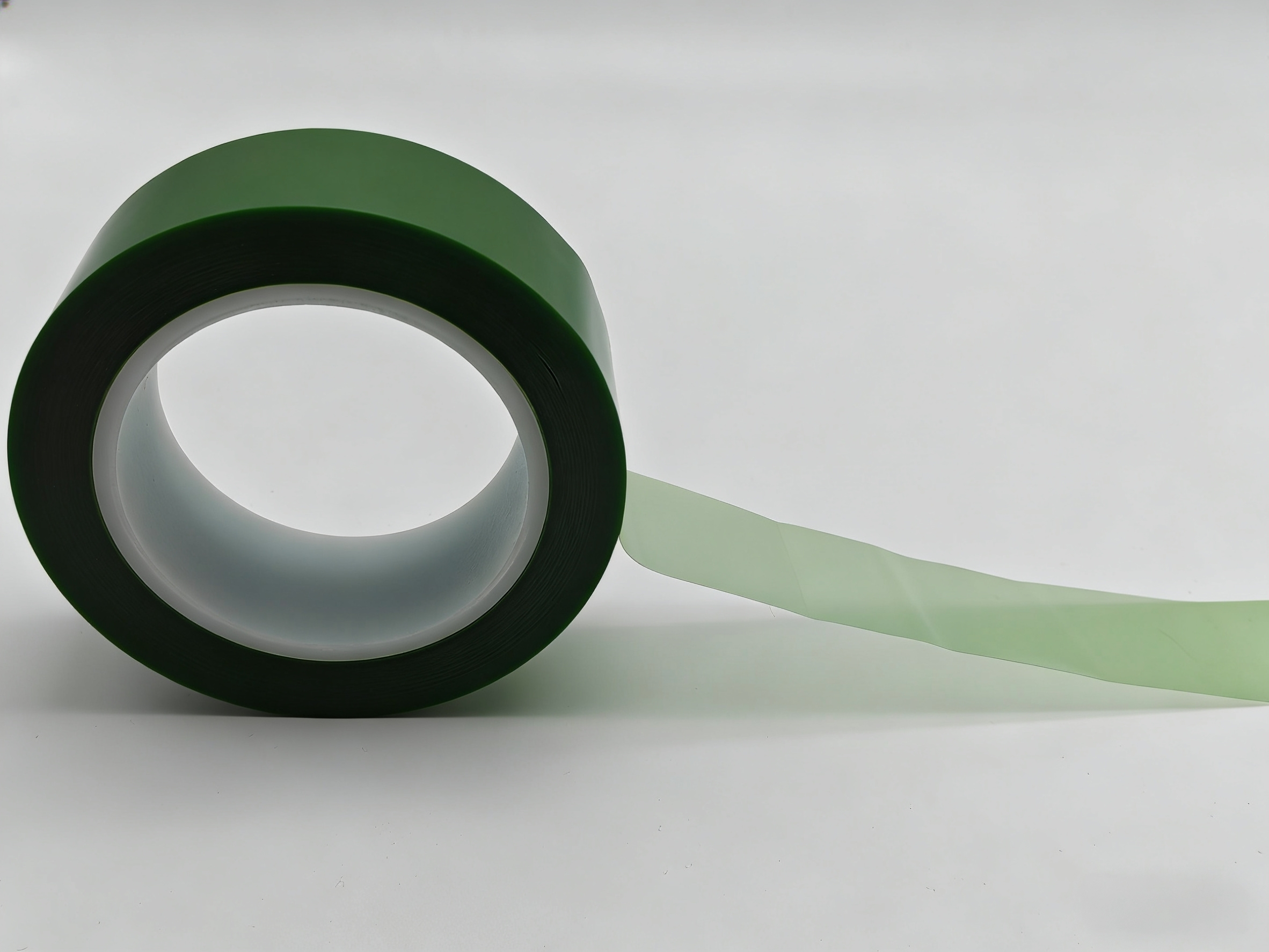 Grass Green PET Tape With Residue Free Removal And 180C Heat Resistance