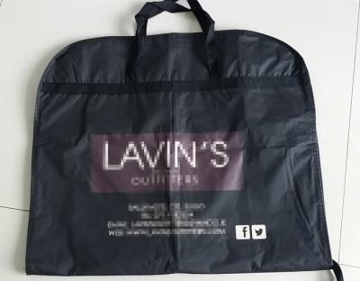 Zippered Garment Bags With Pockets / Cloth Garment Bags , Fold Up Garment Bag