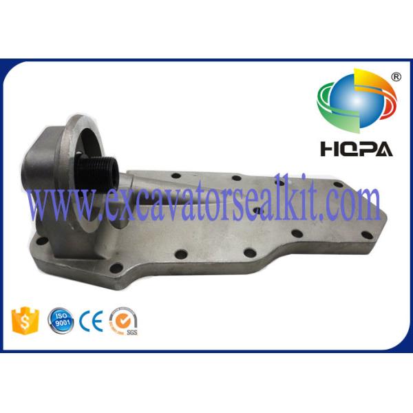 Standard Size Excavator Engine Parts , Silver Oil Cooler Assembly Billet Aluminum Materials