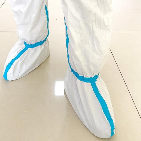 Не бахилы Хирургической крышки ботинка СФ Микропороус выскальзывания устранимые для здоровья