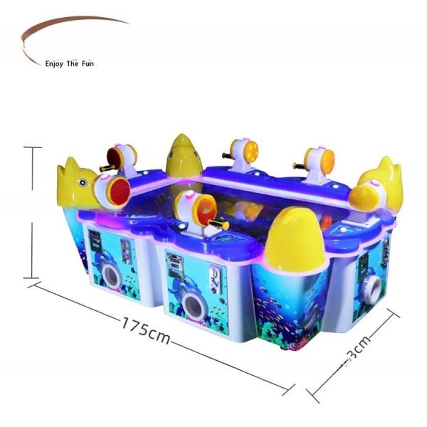 47 Inch 6 Players Fish Table Game Machine Kids Arcade Machine For  Game Center