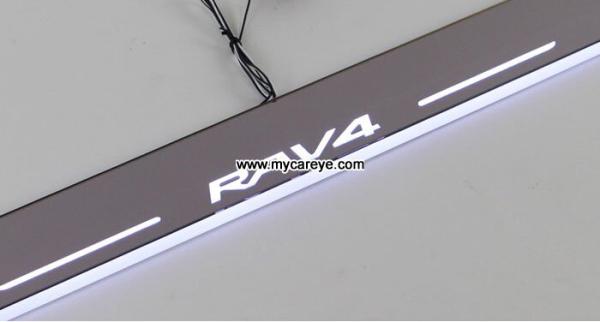 Toyota RAV4 car door welcome lights LED Moving Door sill Scuff for sale
